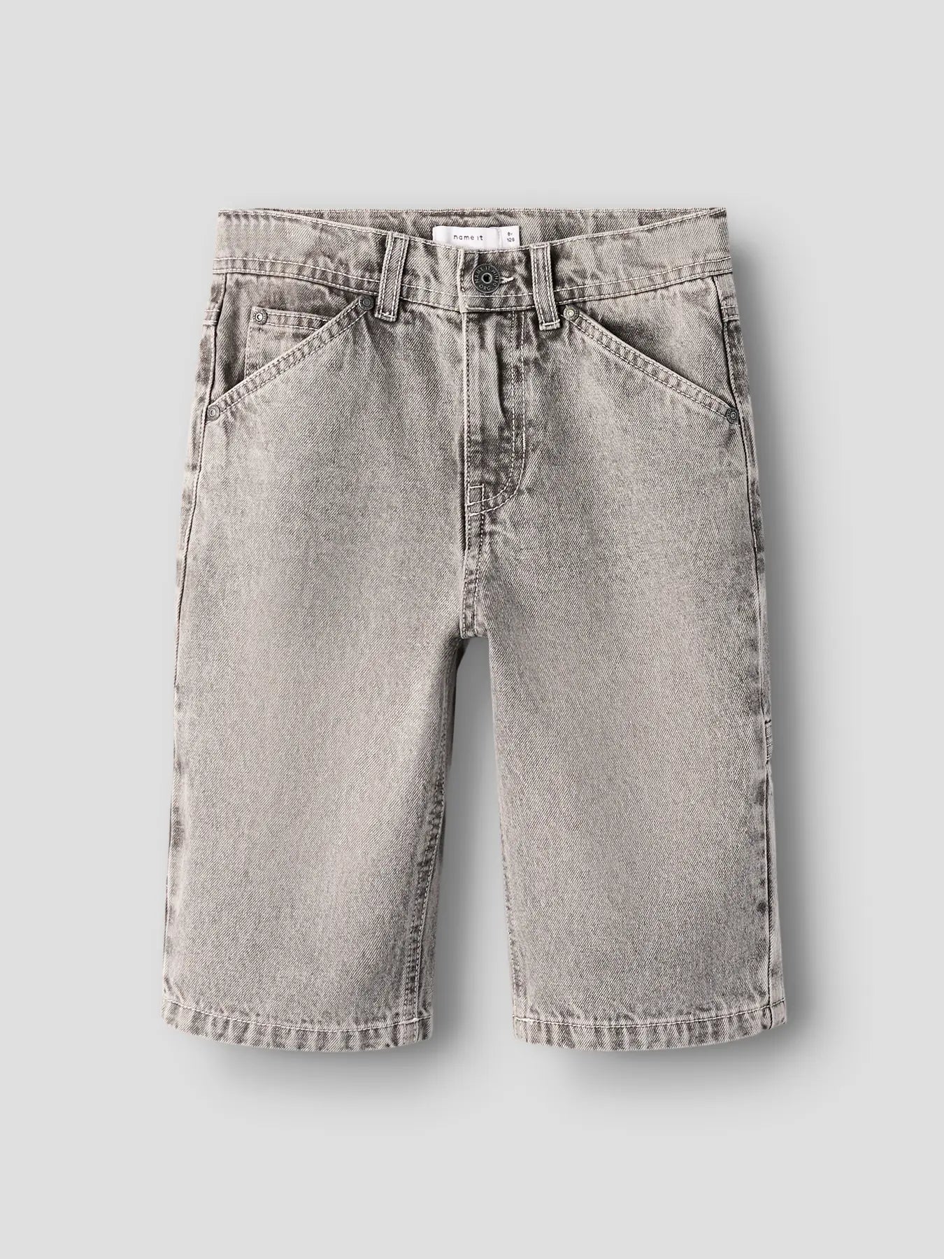 Name it: Ryan Skate short grey denim