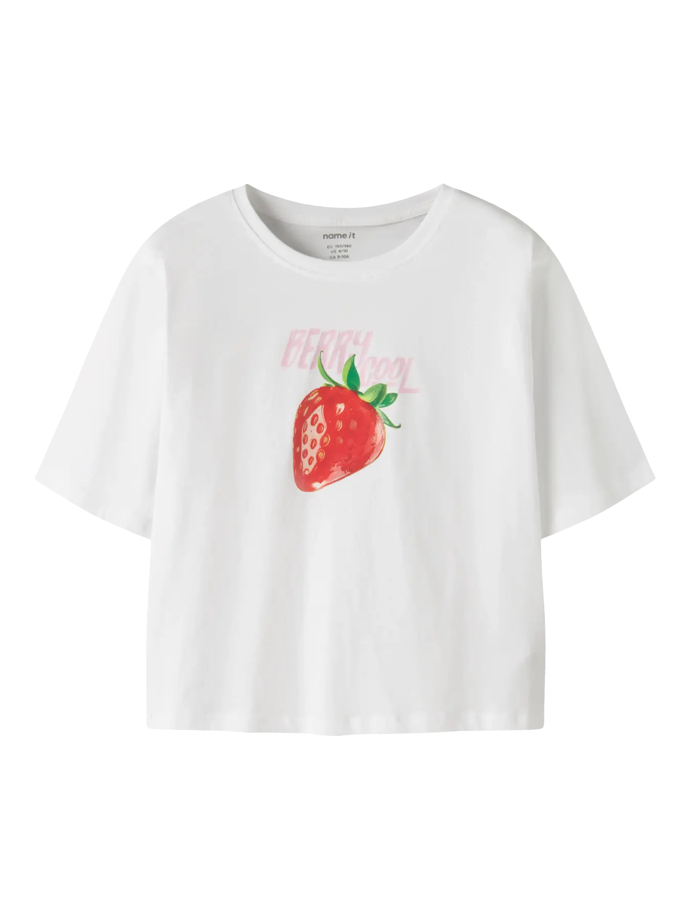 Name it: t-shirt loose fit aardbei