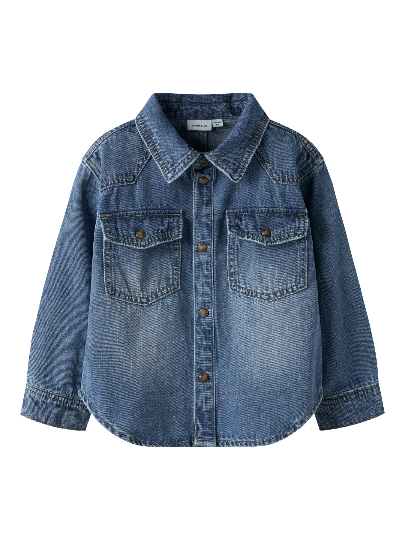 Name it: jeanshemd medium blue denim