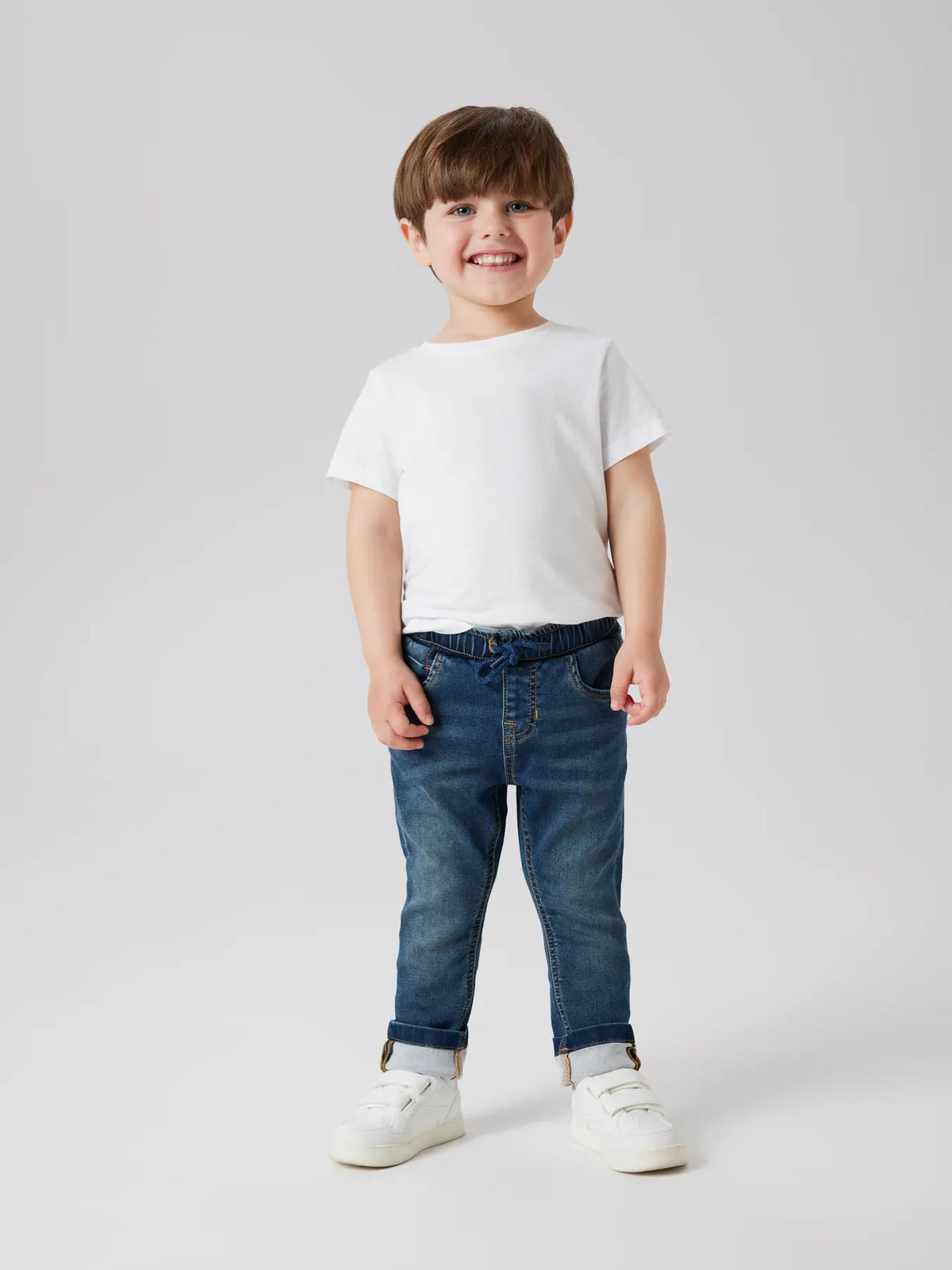 Name it:Maarten : soft jeans dark blue denim