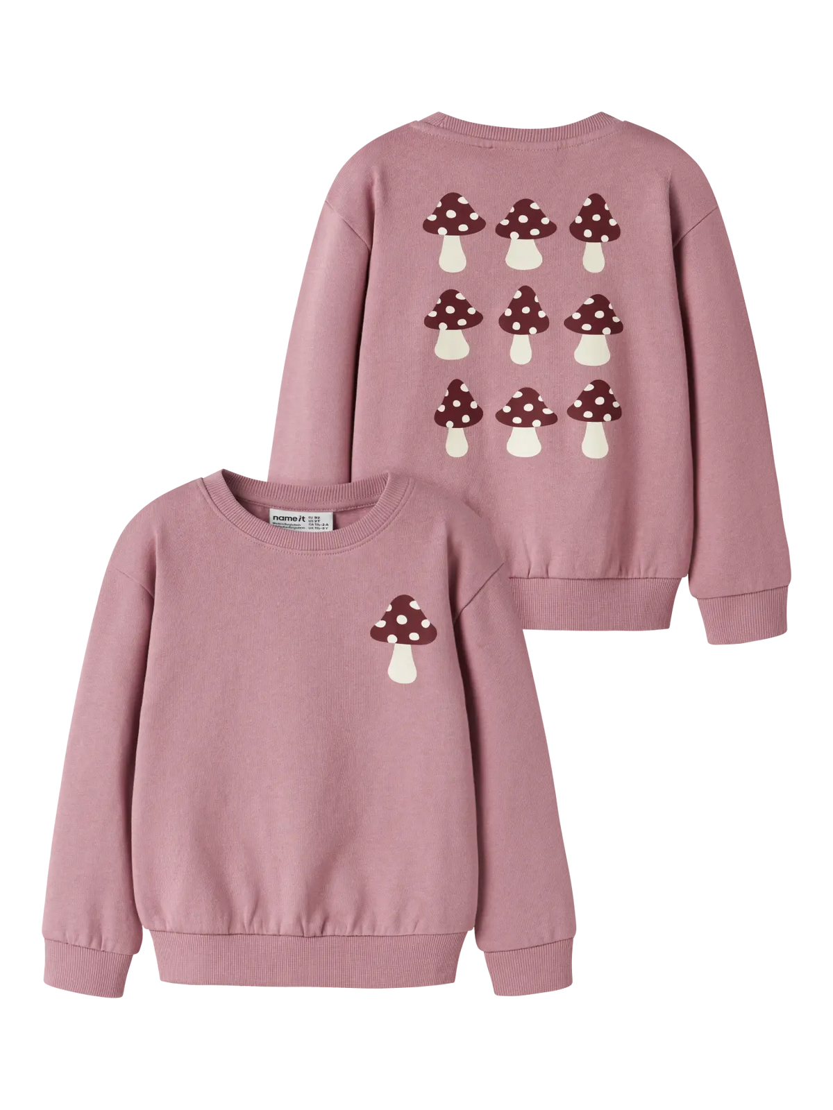 Name it: sweater mushroom lila