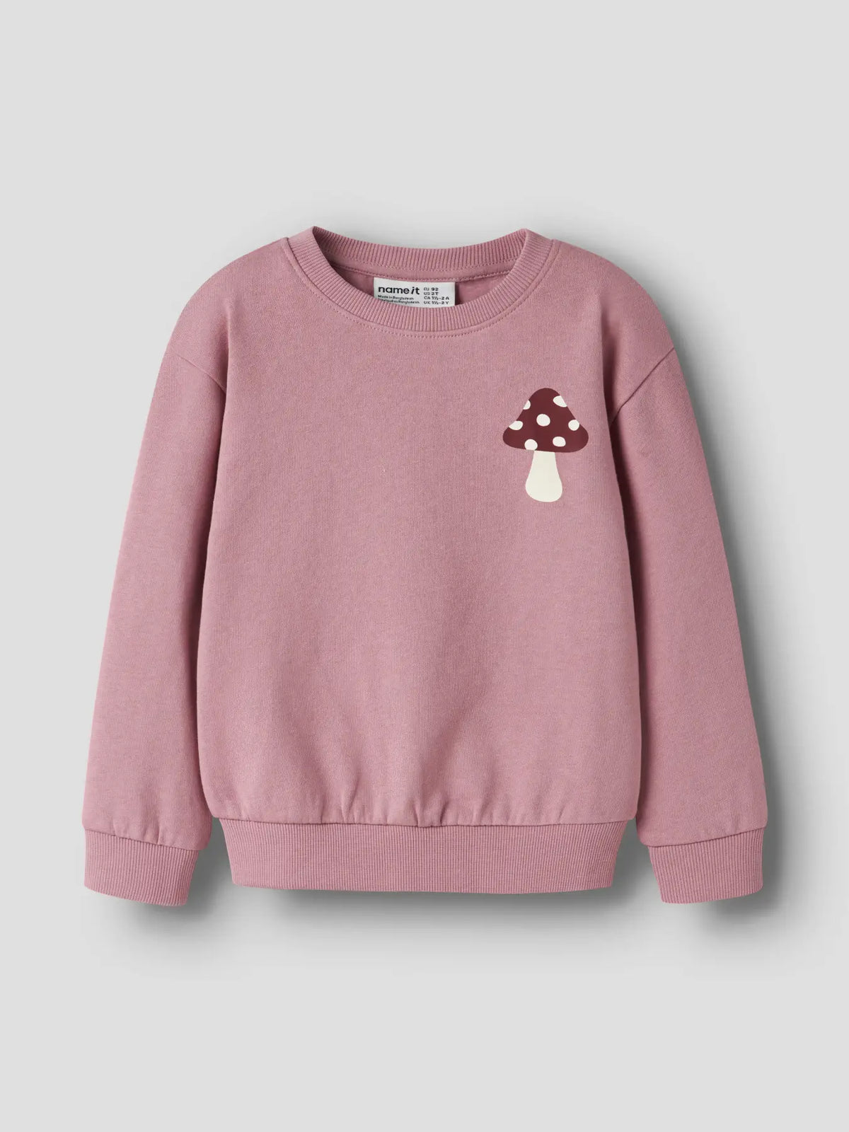 Name it: sweater mushroom lila