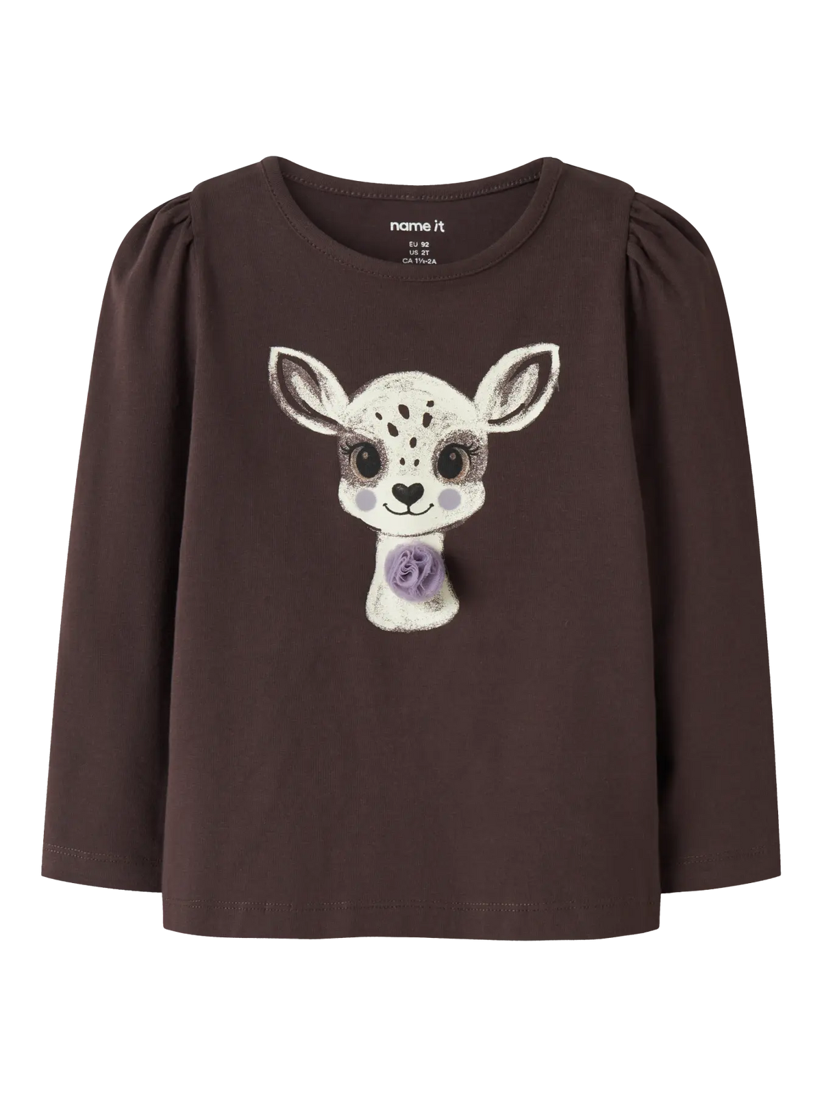Name it: longsleeve deer chocolate
