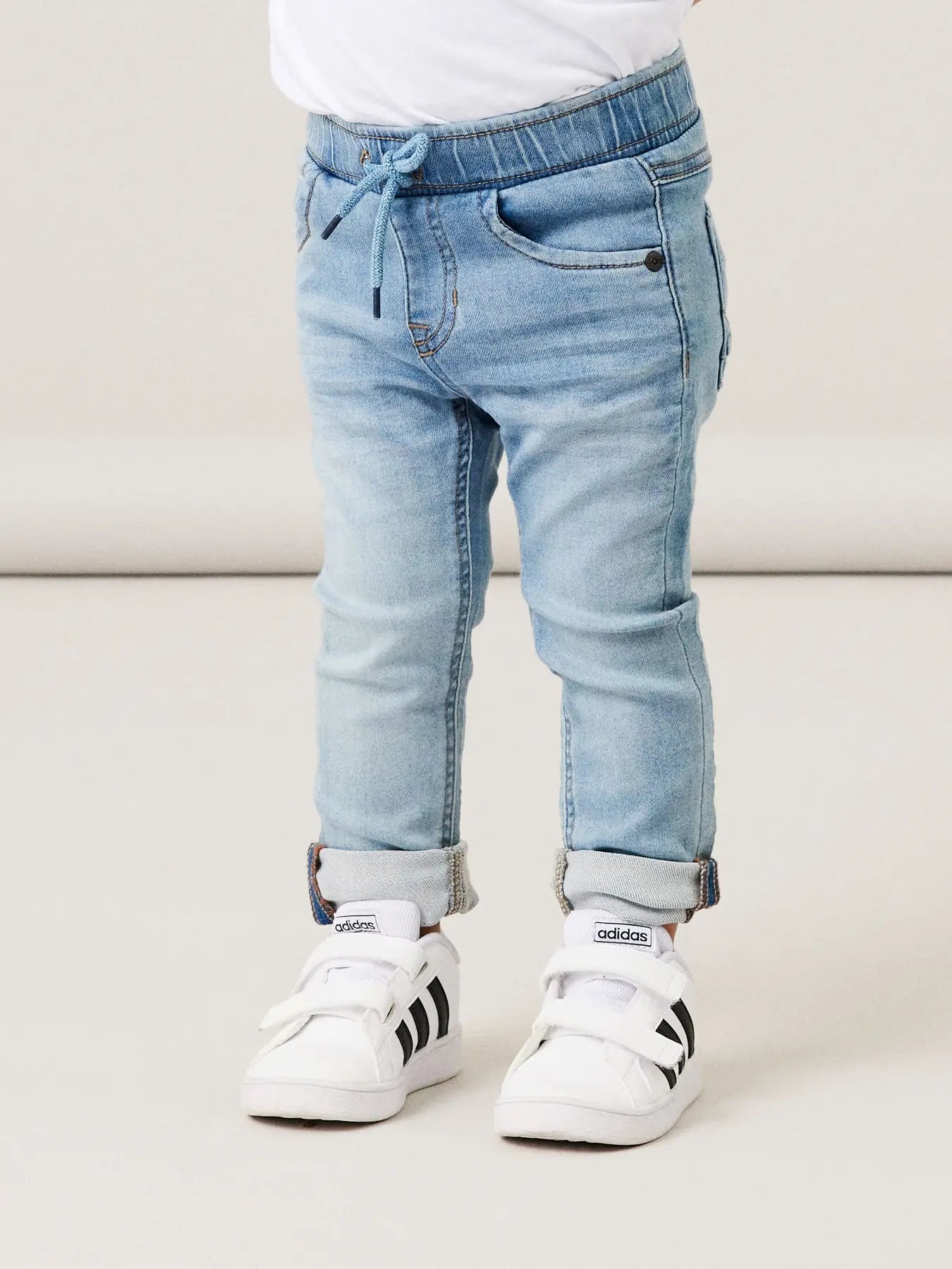 Name it: WARDJE: soft jeans light blue denim