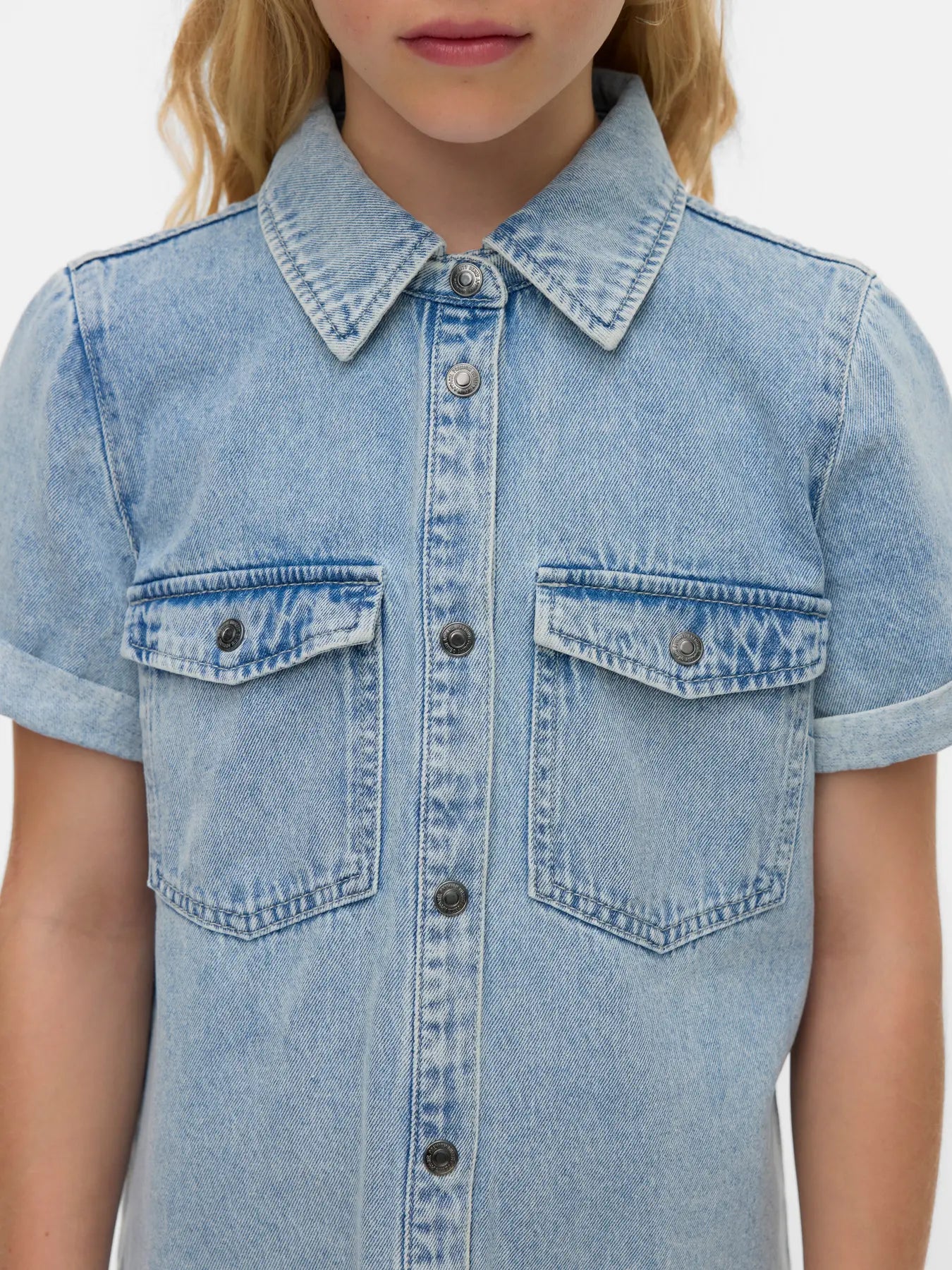 Vero Moda: jeanskleed light blue denim