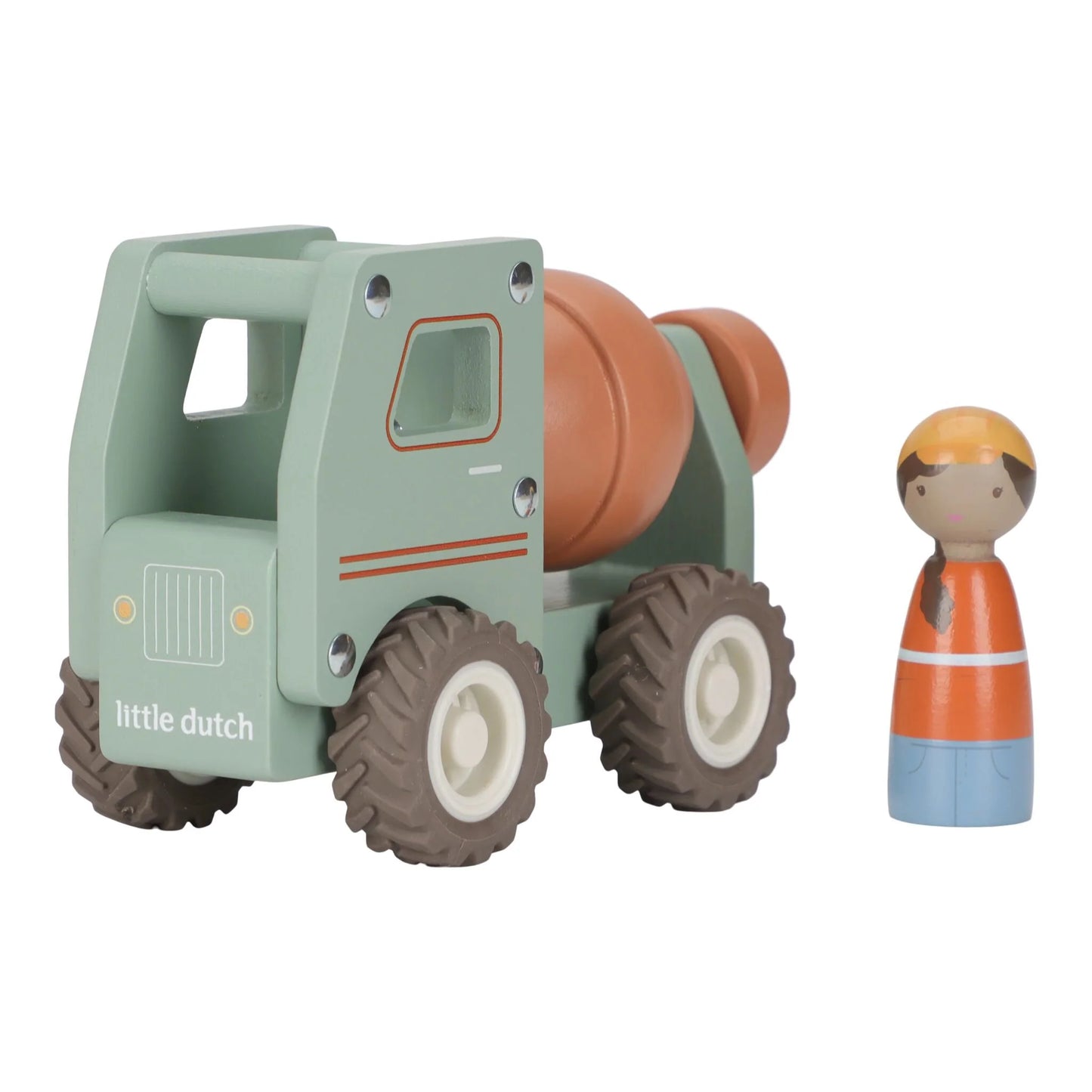 Little Dutch: houten cementwagen groen
