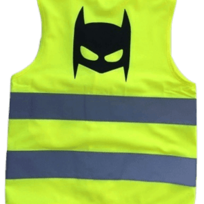 Fluo vestje Batman (2,5-5 jaar)