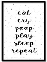 Poster A4 : Eat, repeat!
