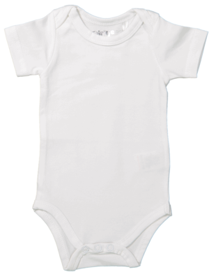 Dirkje:Baby Body short sleeves (White)