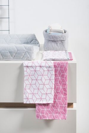 Jollein:Hydrofiele luier Graphic mauve