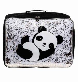 A Little Lovely Company: koffer: glitter - panda