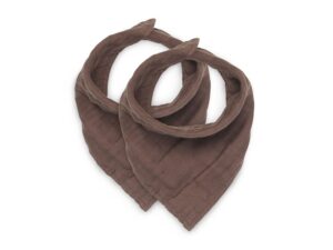 Jollein: bandana wrinkled cotton chestnut ( 2- pack)