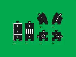Waytoplay:Mixed - Flexible Toy Road Extension Set