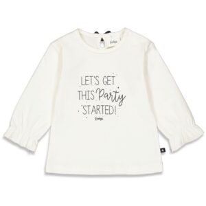 Feetje:Party girl: LS offwhite 