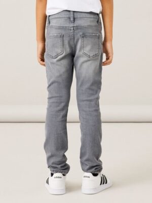 Name it: Noos collectie: Slim jeans light grey